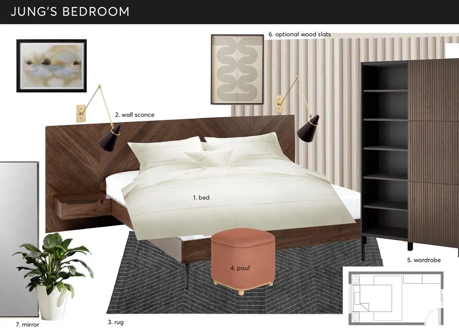 Dekorasi Kamar Minimalis dengan Material Kayu